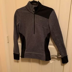 3/4 zip long sleeve pull over sweater